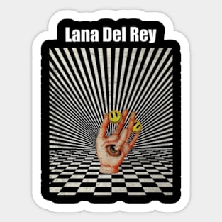 Illuminati Hand Of Lana Del Rey Sticker